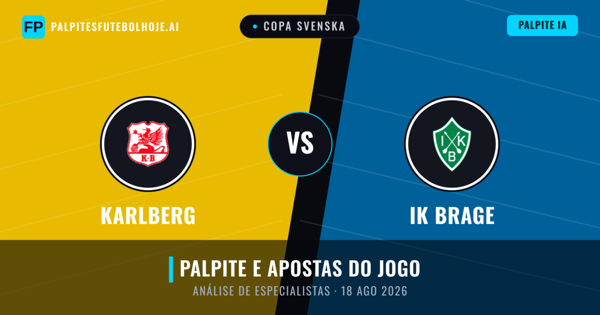 Karlberg vs IK Brage — prognóstico e prévia do jogo