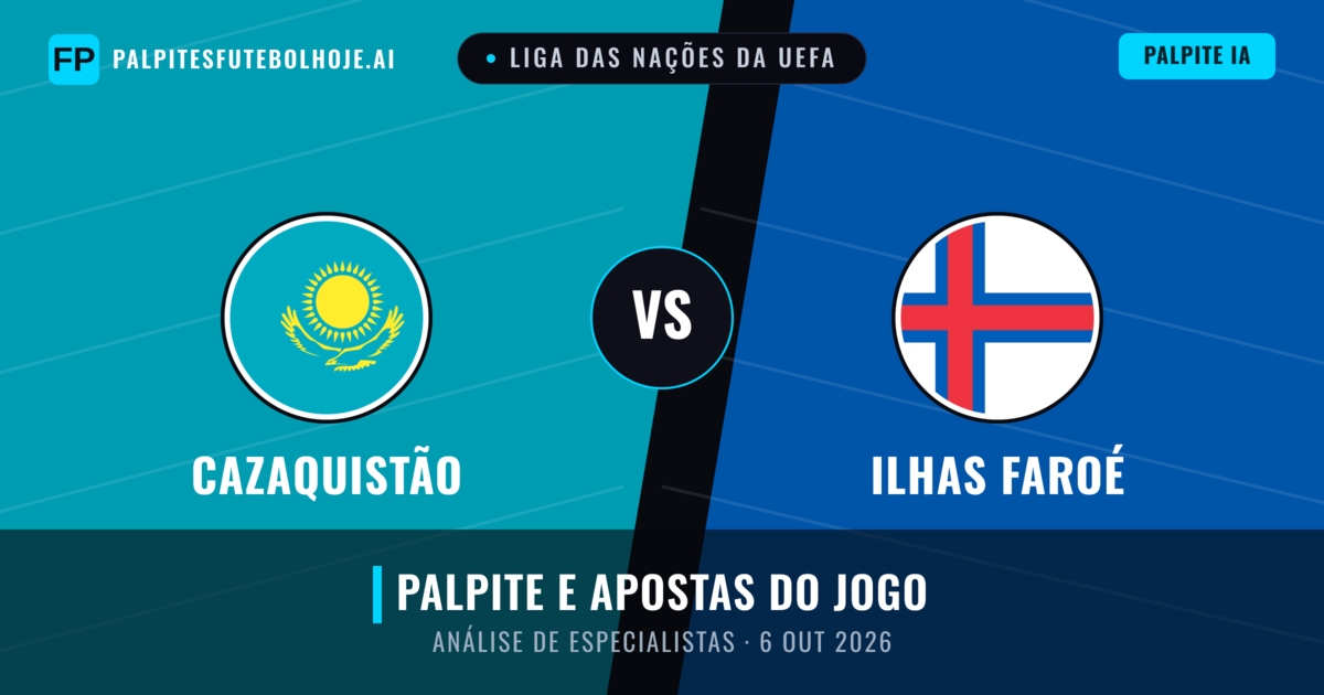 Cazaquistão vs Ilhas Faroé — prognóstico e prévia do jogo