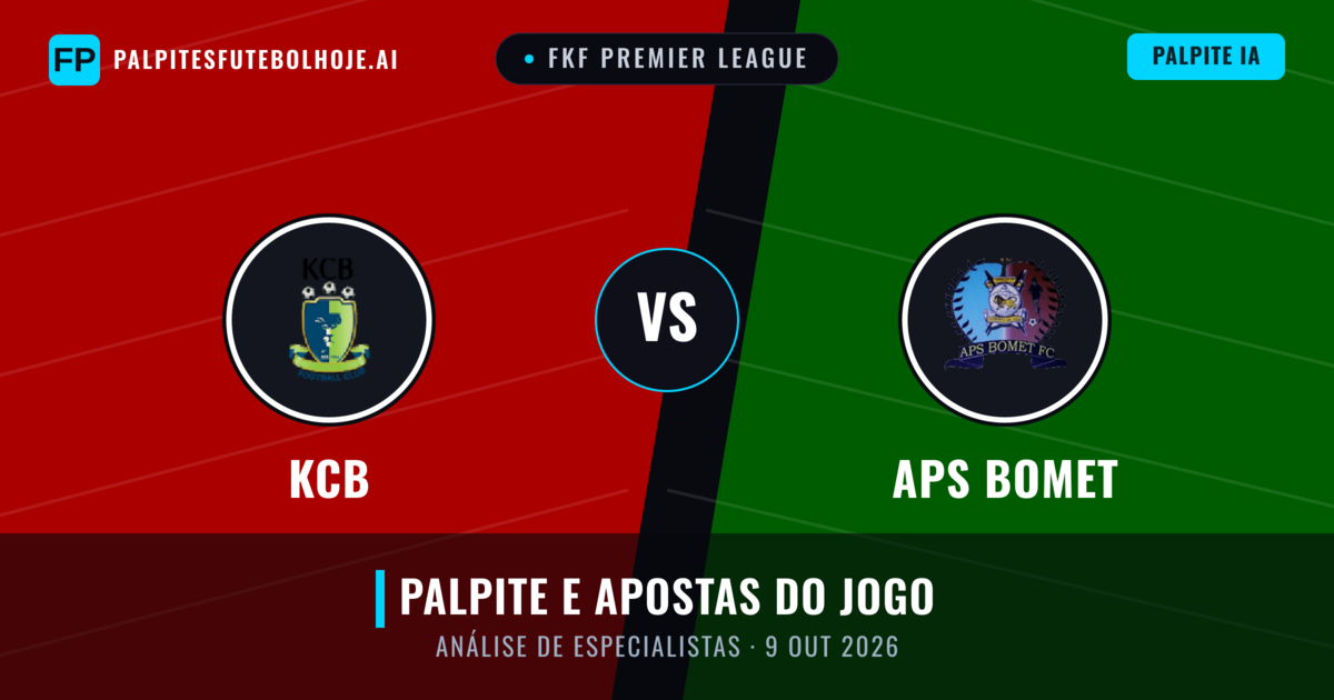 KCB vs APS Bomet — prognóstico e prévia do jogo
