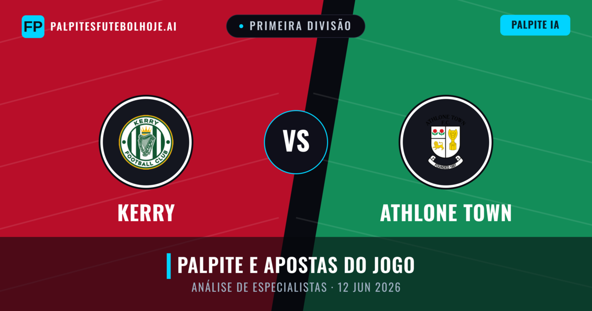 Kerry vs Athlone Town — prognóstico e prévia do jogo