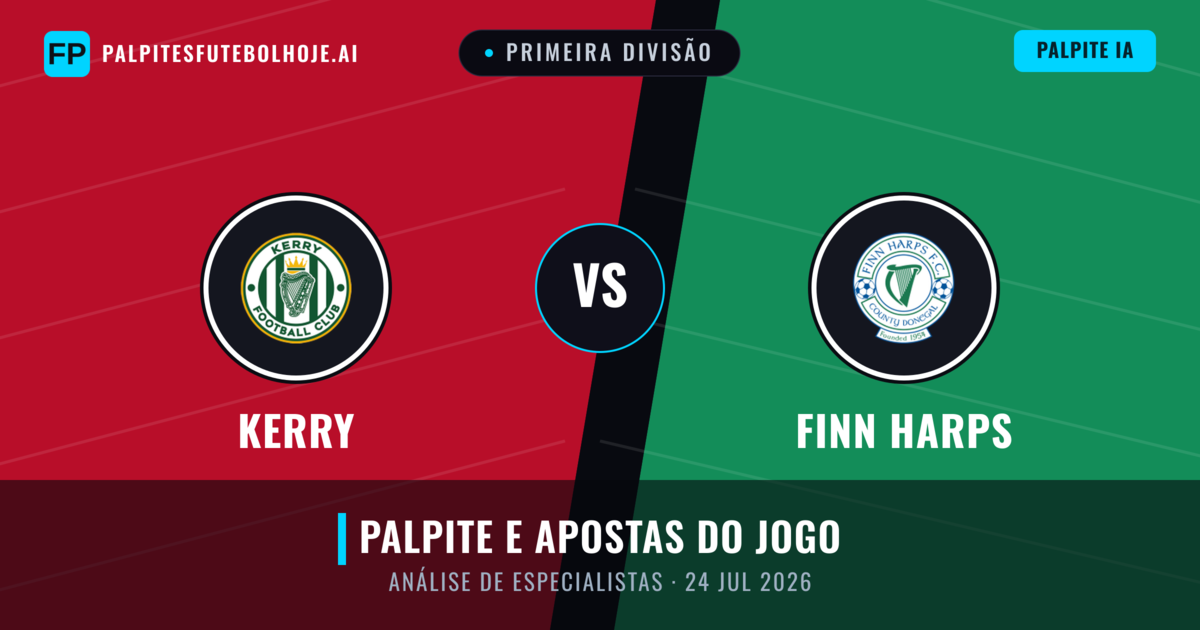Kerry vs Finn Harps — prognóstico e prévia do jogo