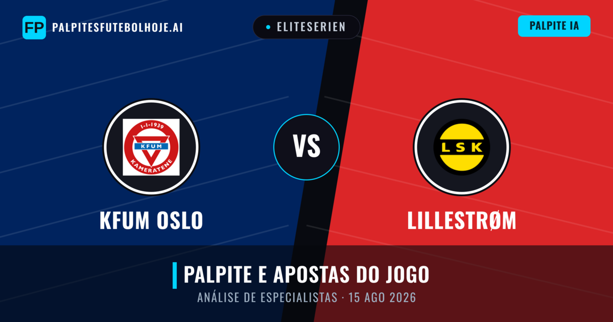 KFUM Oslo vs Lillestrøm — prognóstico e prévia do jogo