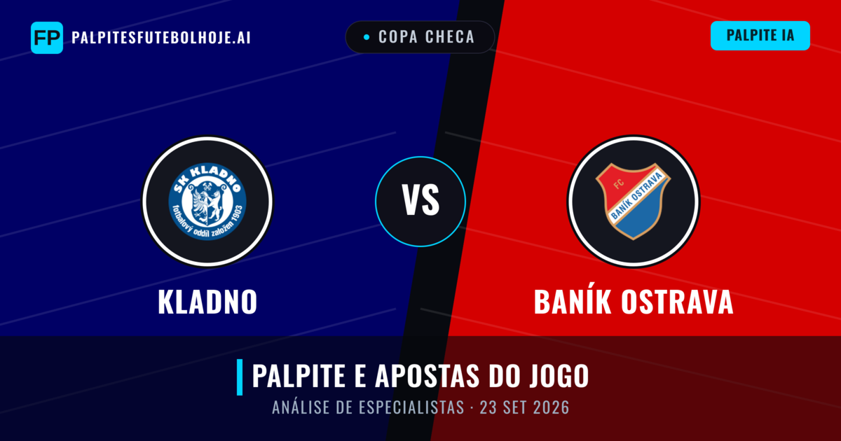 Kladno vs Baník Ostrava — prognóstico e prévia do jogo