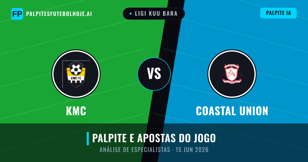 KMC vs Coastal Union — prognóstico e prévia do jogo