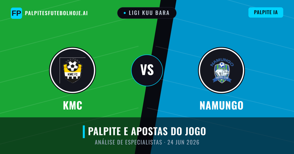 KMC vs Namungo — prognóstico e prévia do jogo