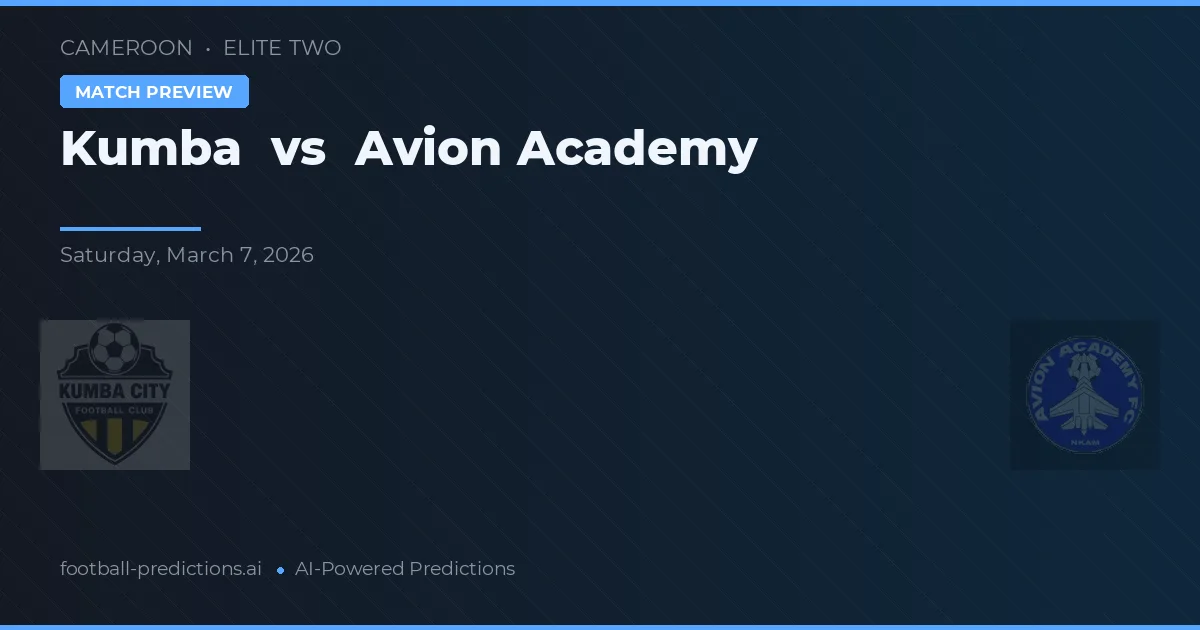 Kumba vs Académie d'Avion — prognóstico e prévia do jogo
