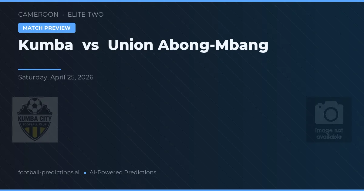 Kumba vs União Abong-Mbang — prognóstico e prévia do jogo