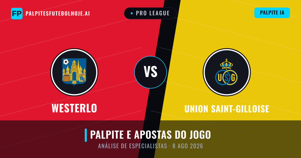 Westerlo vs Union Saint-Gilloise — prognóstico e prévia do jogo