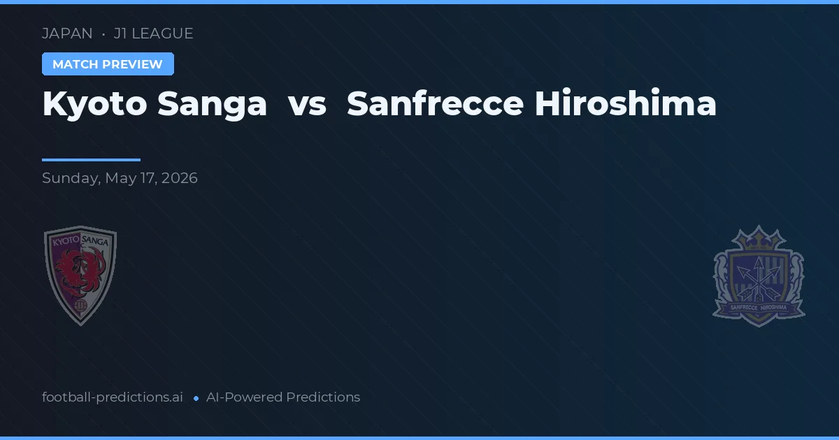 Kyoto Sanga vs Sanfrecce Hiroshima — prognóstico e prévia do jogo
