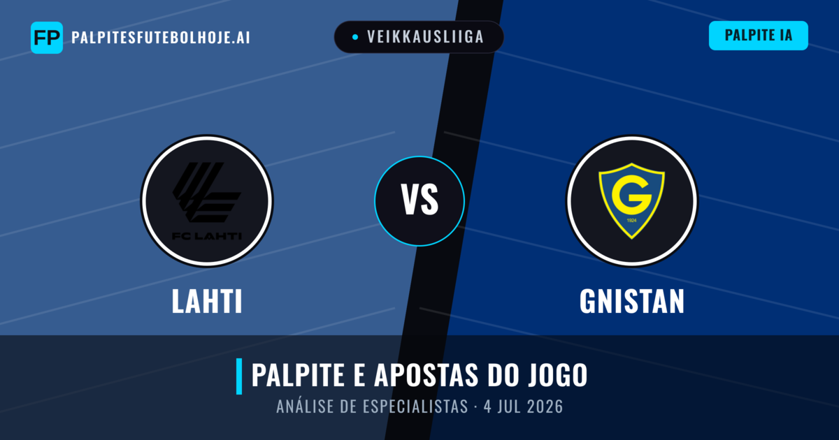 Lahti vs Gnistan — prognóstico e prévia do jogo