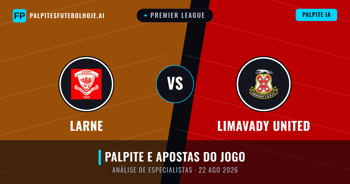 Larne vs Limavady United — prognóstico e prévia do jogo