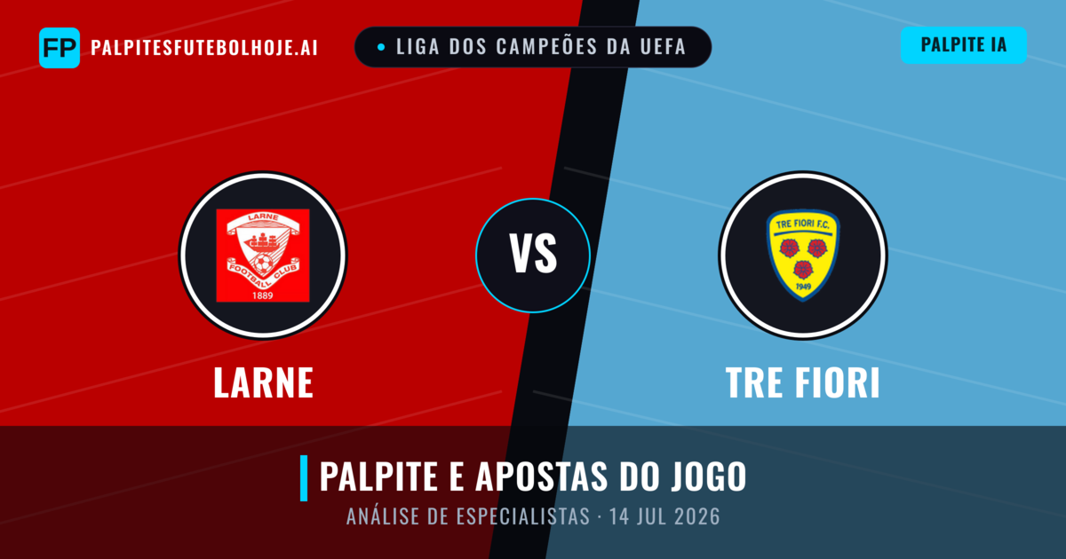 Larne vs Tre Fiori — prognóstico e prévia do jogo
