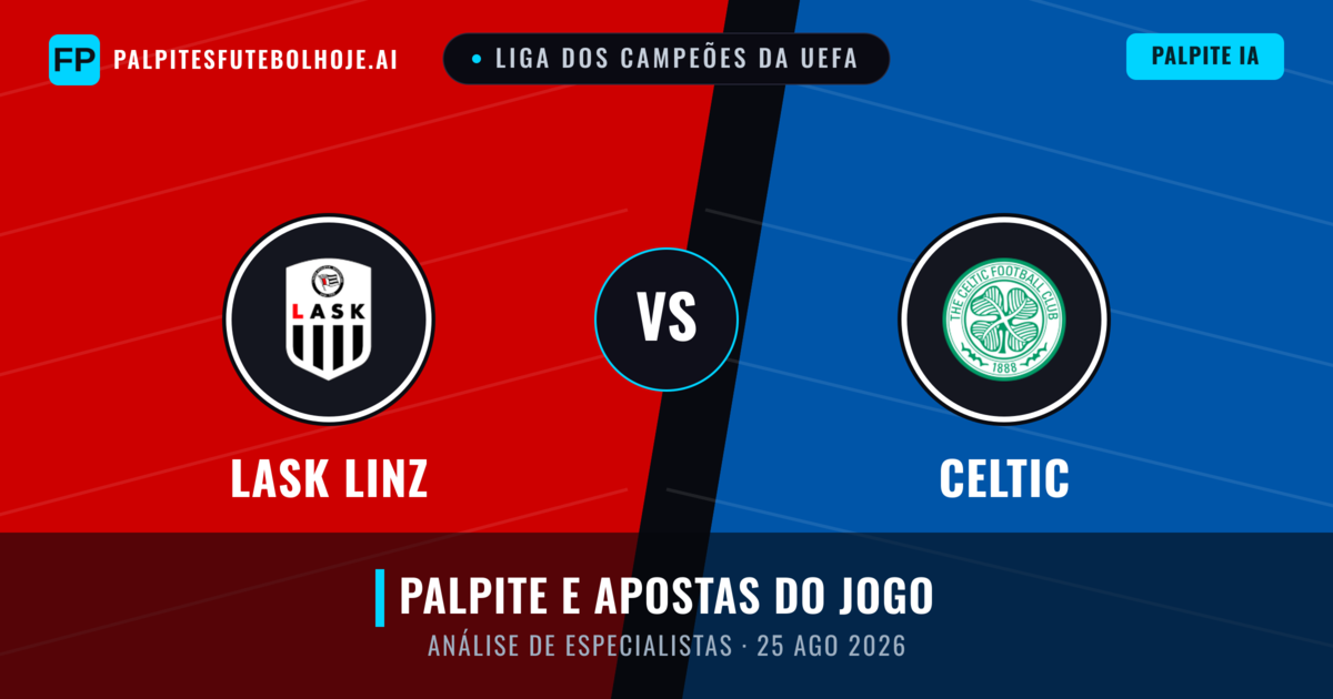 LASK Linz vs Celtic — prognóstico e prévia do jogo