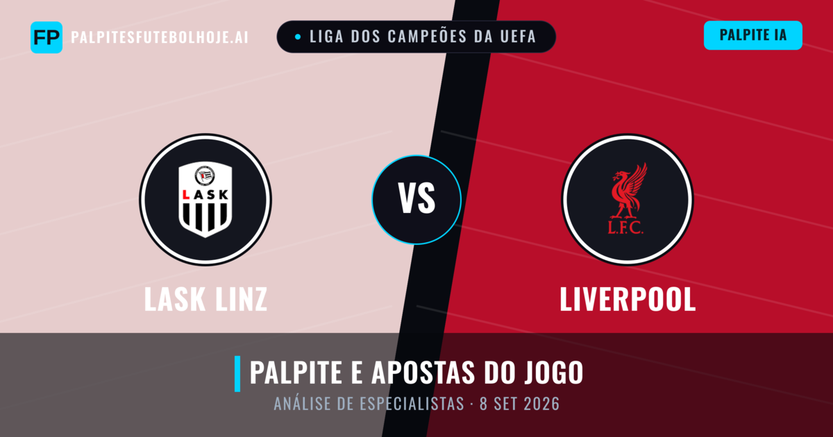 LASK Linz vs Liverpool — prognóstico e prévia do jogo