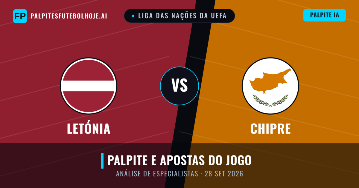 Letónia vs Chipre — prognóstico e prévia do jogo