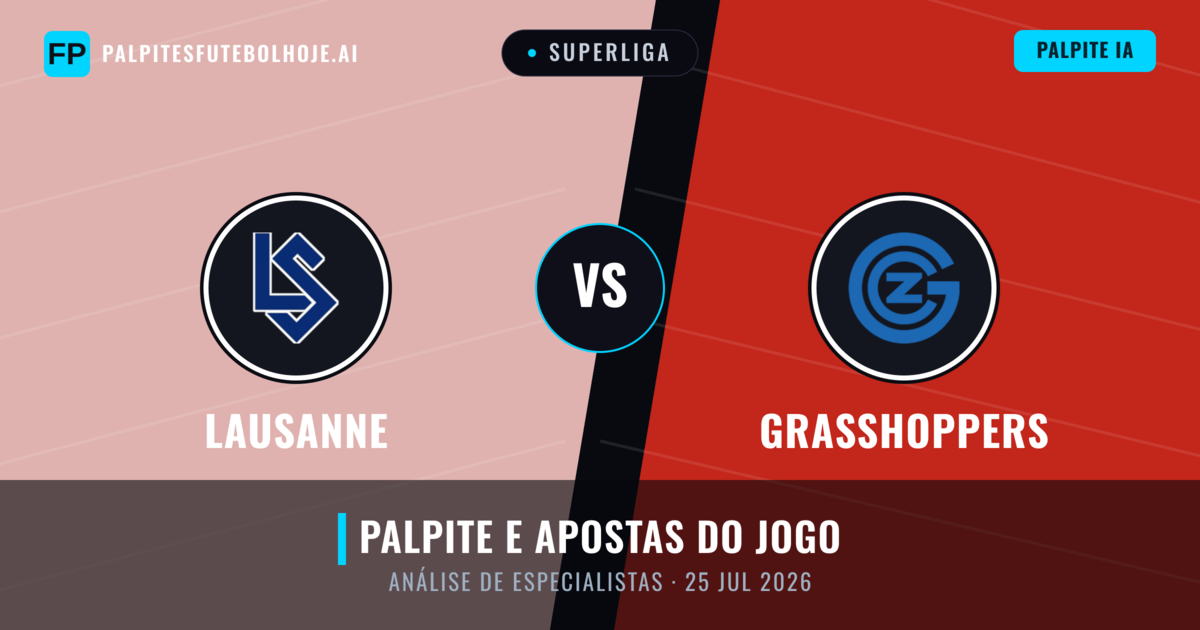 Lausanne vs Grasshoppers — prognóstico e prévia do jogo