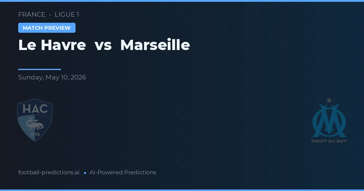 Le Havre vs Marselha — prognóstico e prévia do jogo