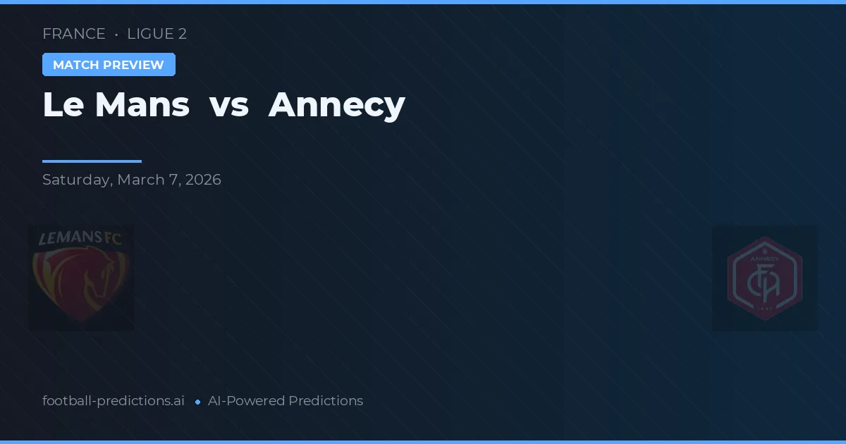 Le Mans vs Annecy — prognóstico e prévia do jogo