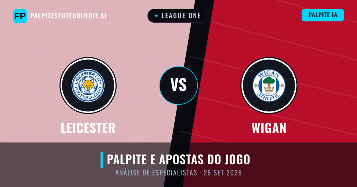 Leicester vs Wigan — prognóstico e prévia do jogo