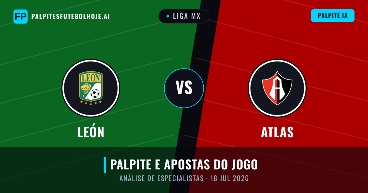 León vs Atlas — prognóstico e prévia do jogo