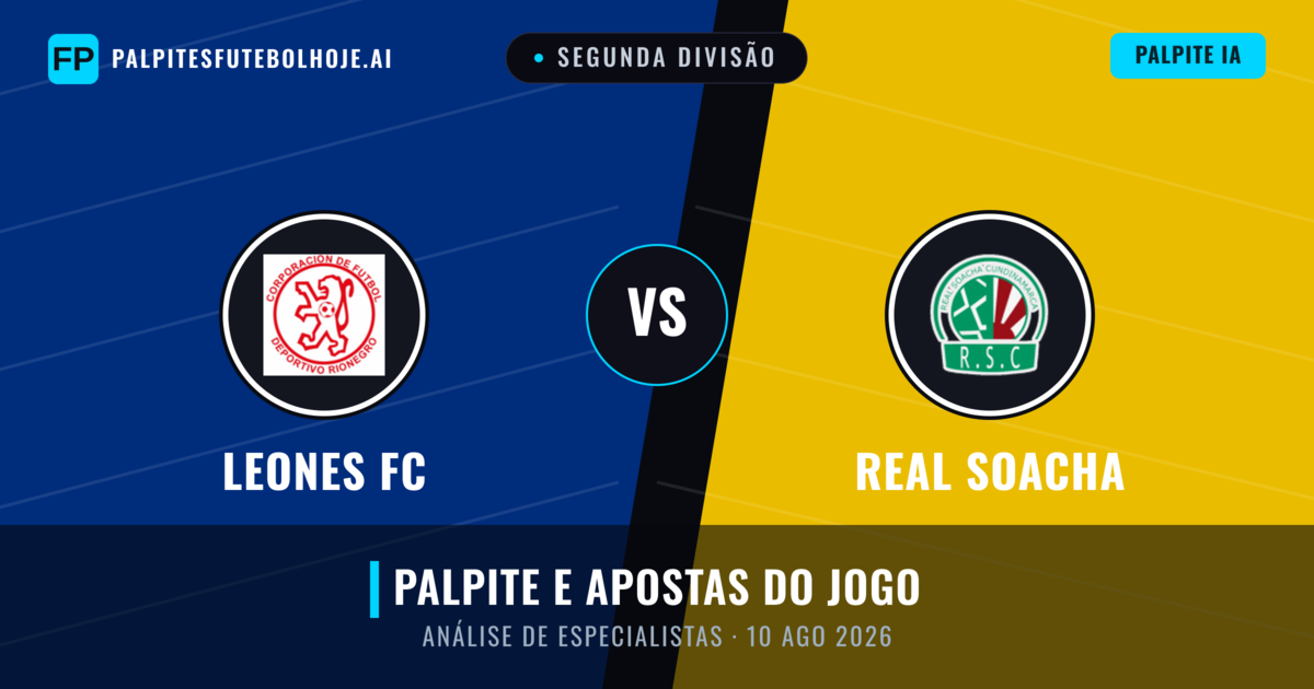 Leones FC vs Real Cundinamarca — prognóstico e prévia do jogo