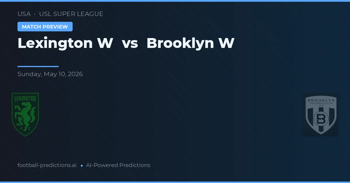 Lexington W vs Brooklyn W — prognóstico e prévia do jogo
