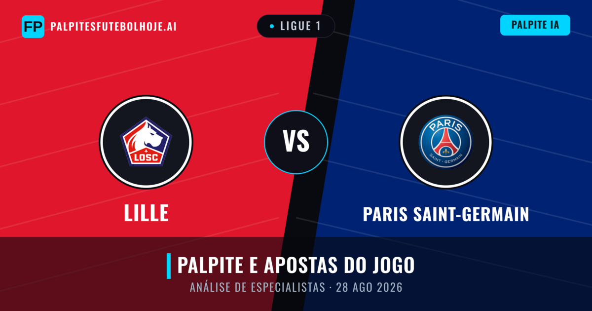 Lille vs Paris Saint-Germain — prognóstico e prévia do jogo