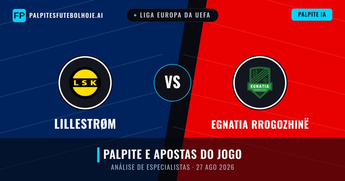 Lillestrøm vs Egnatia Rrogozhinë — prognóstico e prévia do jogo