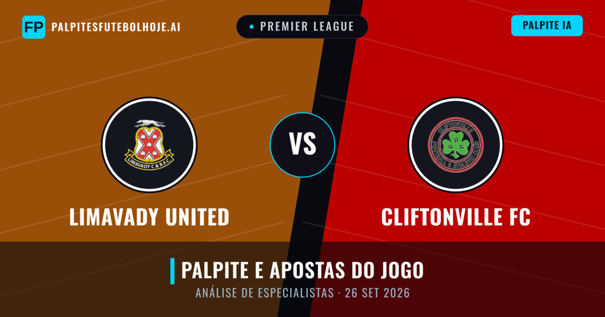 Limavady United vs Cliftonville FC — prognóstico e prévia do jogo