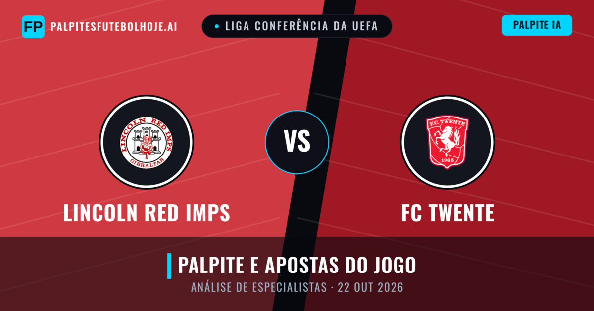 Lincoln Red Imps vs FC Twente — prognóstico e prévia do jogo