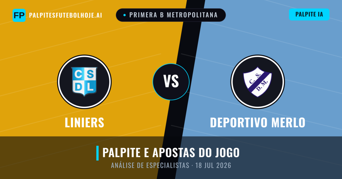 Liniers vs Deportivo Merlo — prognóstico e prévia do jogo
