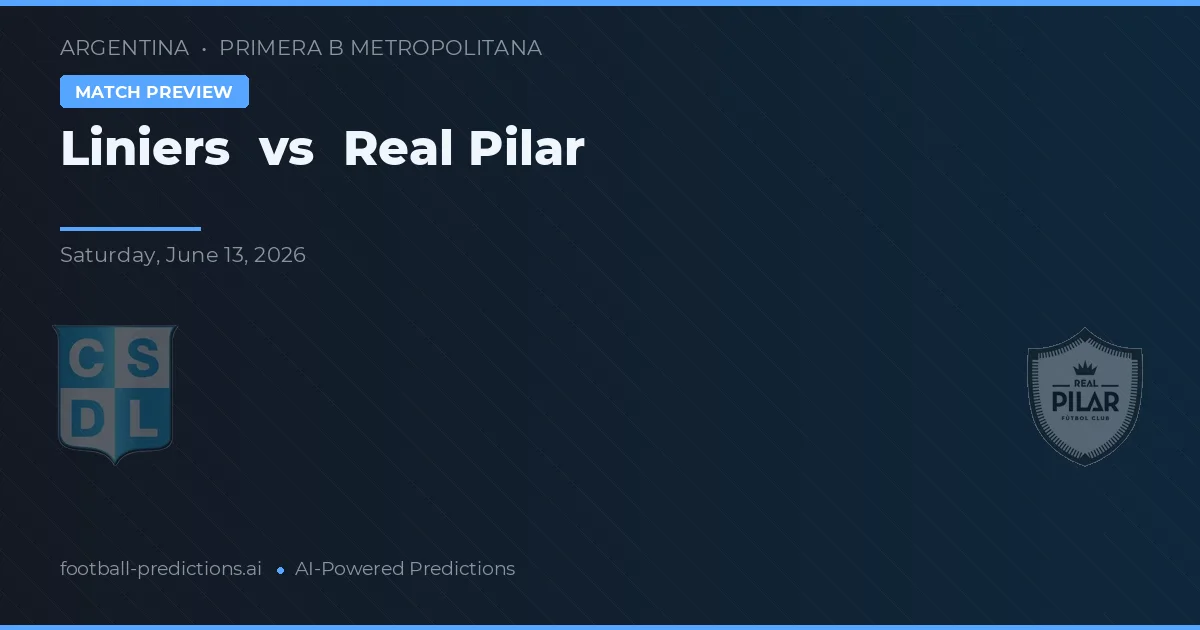 Liniers vs Real Pilar — prognóstico e prévia do jogo