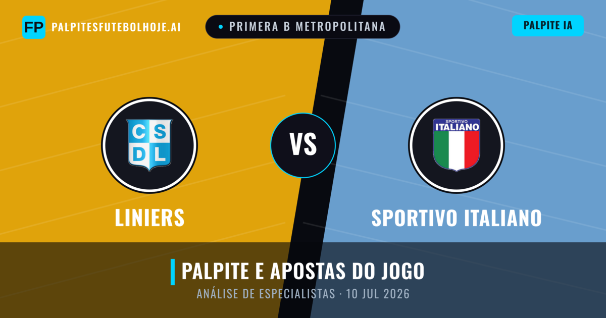 Liniers vs Sportivo Italiano — prognóstico e prévia do jogo