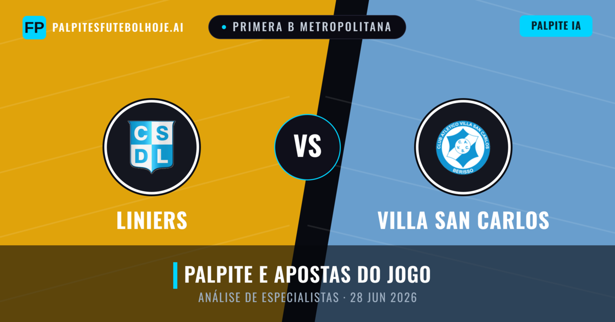 Liniers vs Villa San Carlos — prognóstico e prévia do jogo