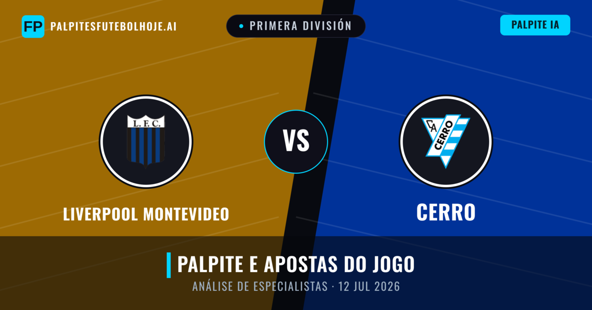 Liverpool Montevideo vs Cerro — prognóstico e prévia do jogo