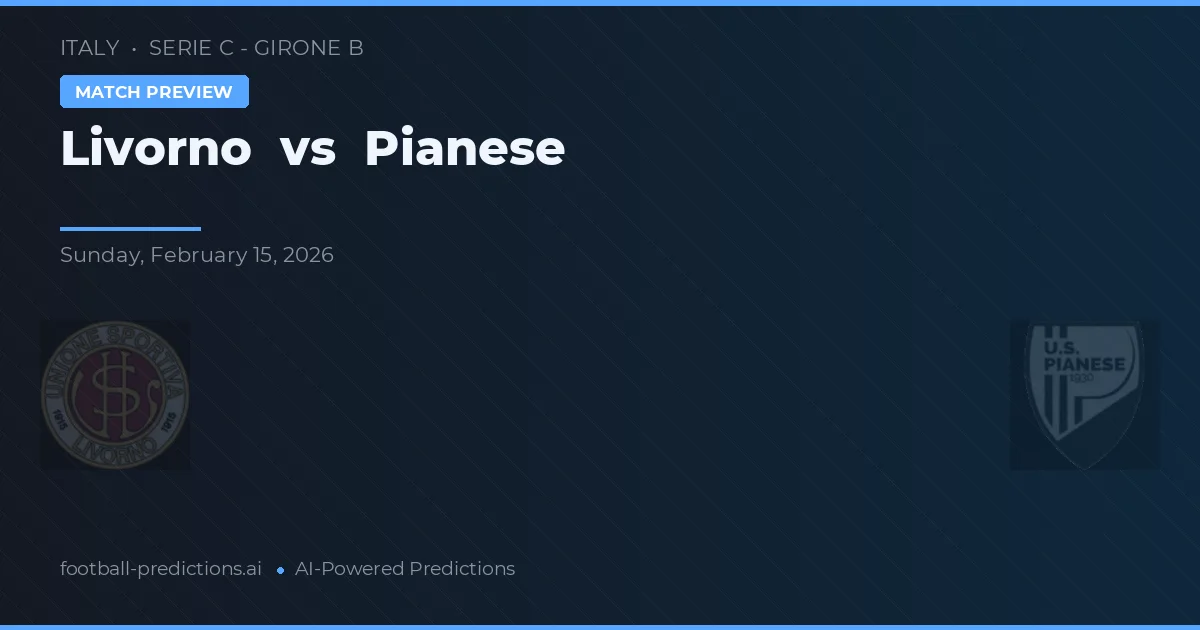 Livorno vs Pianese — prognóstico e prévia do jogo