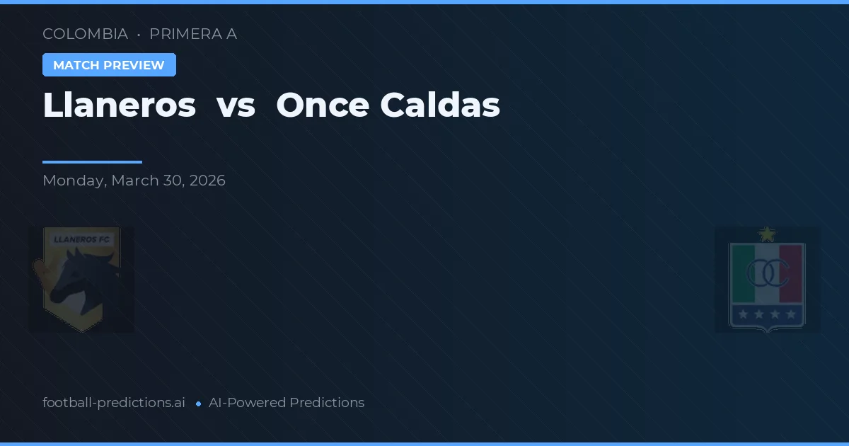 Llaneros vs Once Caldas — prognóstico e prévia do jogo