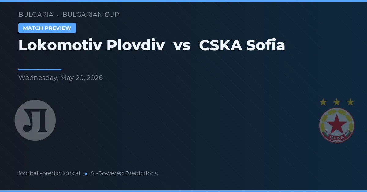 Lokomotiv Plovdiv vs CSKA Sófia — prognóstico e prévia do jogo