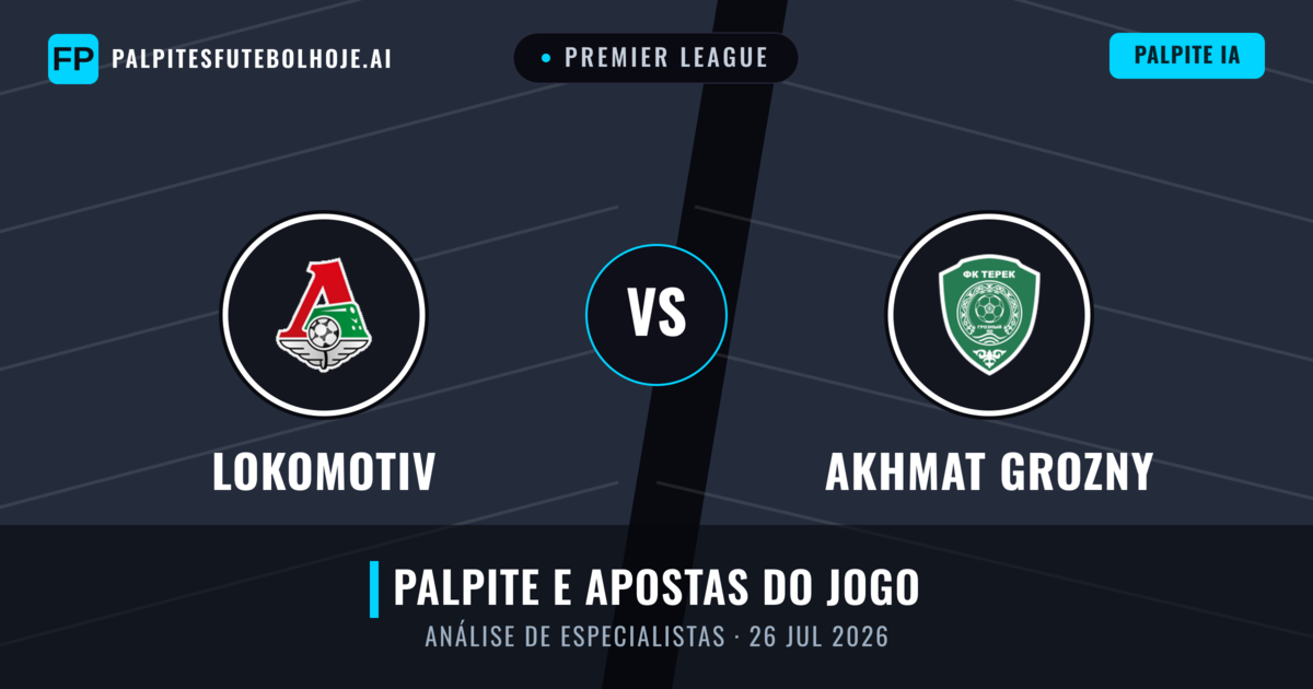 Lokomotiv vs Akhmat Grozny — prognóstico e prévia do jogo