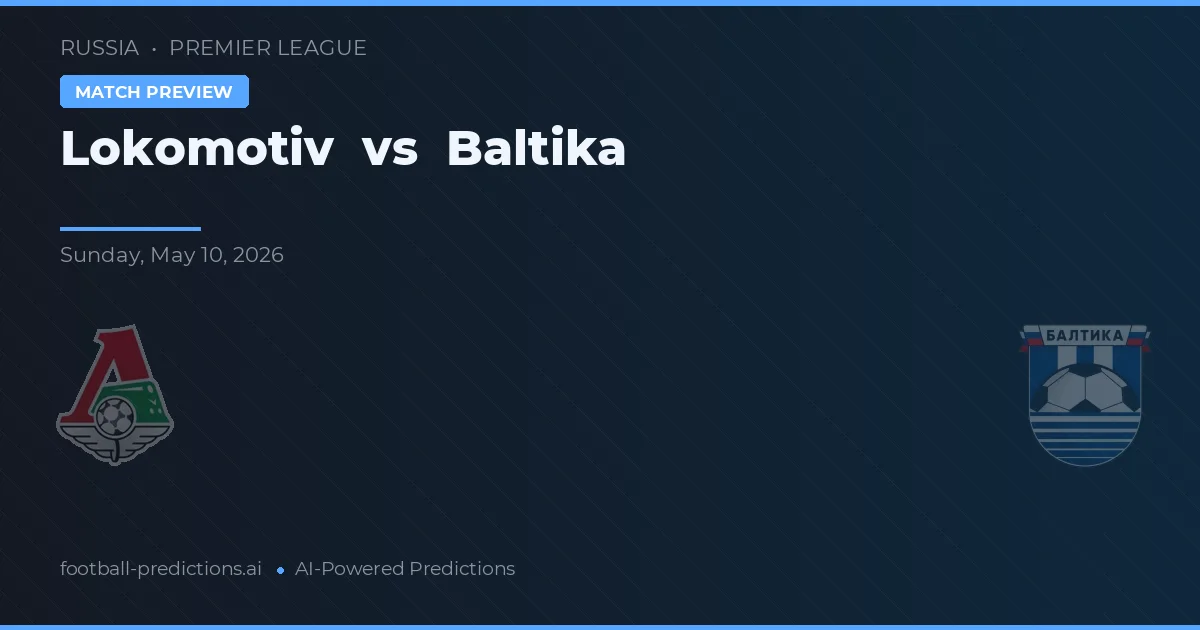 Lokomotiv vs Baltika — prognóstico e prévia do jogo