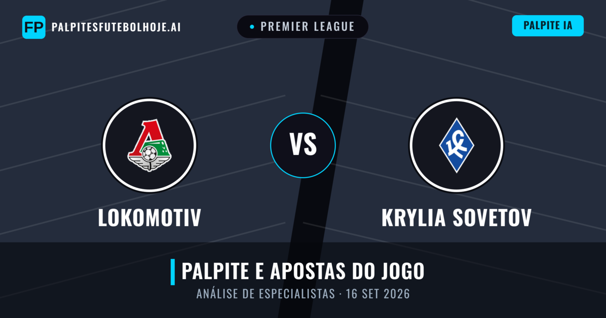 Lokomotiv vs Krylia Sovetov — prognóstico e prévia do jogo