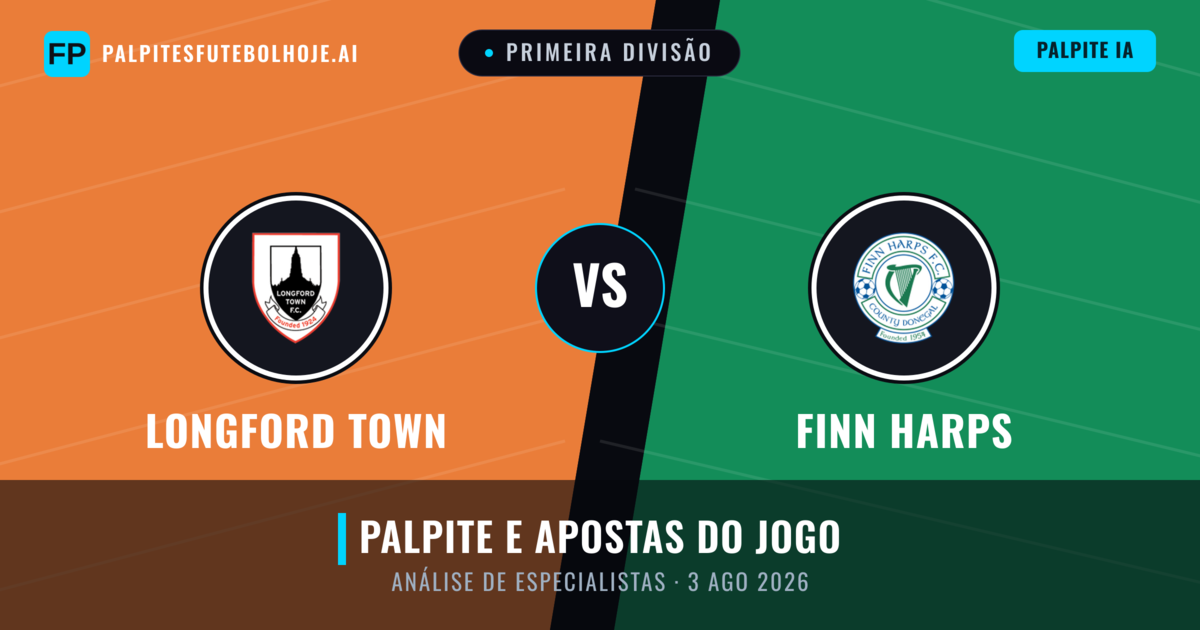 Longford Town vs Finn Harps — prognóstico e prévia do jogo