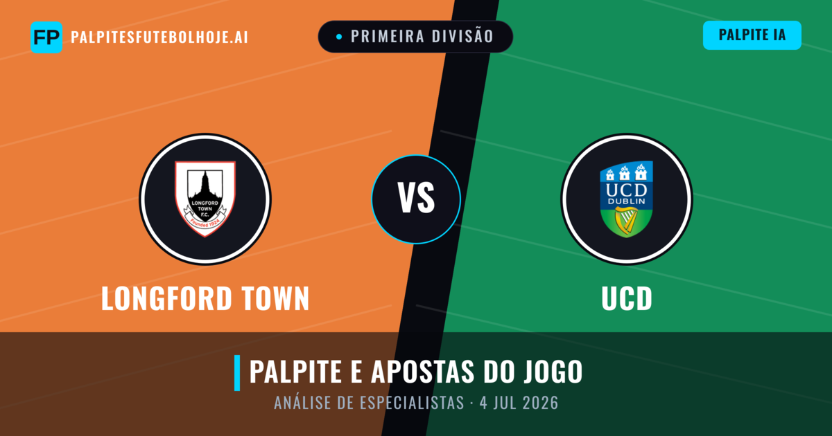 Longford Town vs UCD — prognóstico e prévia do jogo