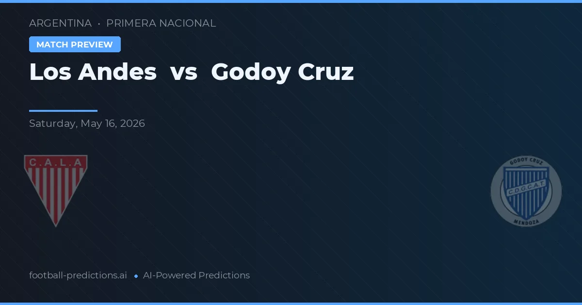 Los Andes vs Godoy Cruz — prognóstico e prévia do jogo