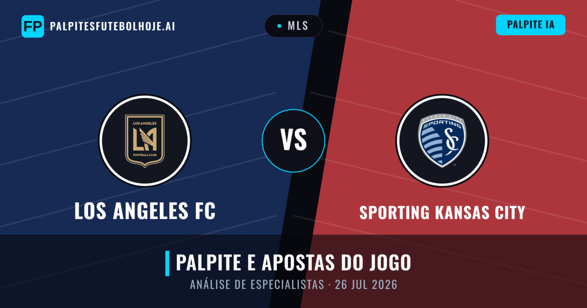 Los Angeles FC vs Sporting Kansas City — prognóstico e prévia do jogo
