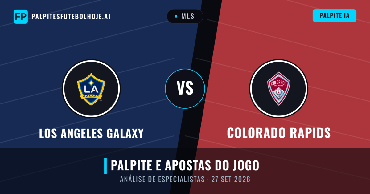 Los Angeles Galaxy vs Colorado Rapids — prognóstico e prévia do jogo