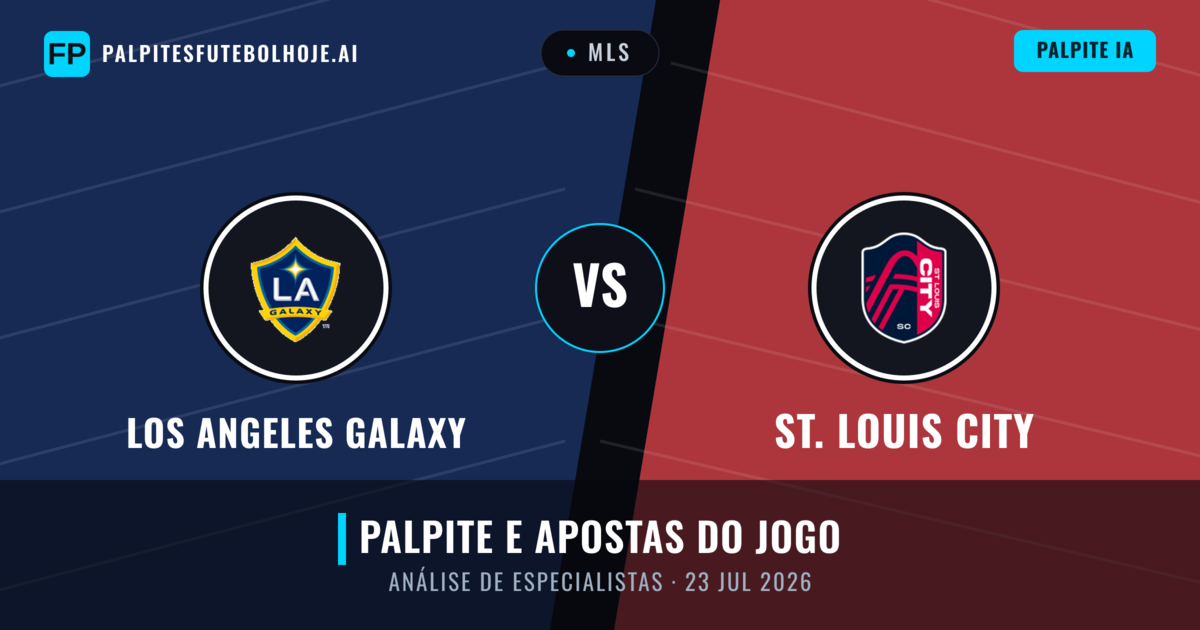 Los Angeles Galaxy vs St. Louis City — prognóstico e prévia do jogo
