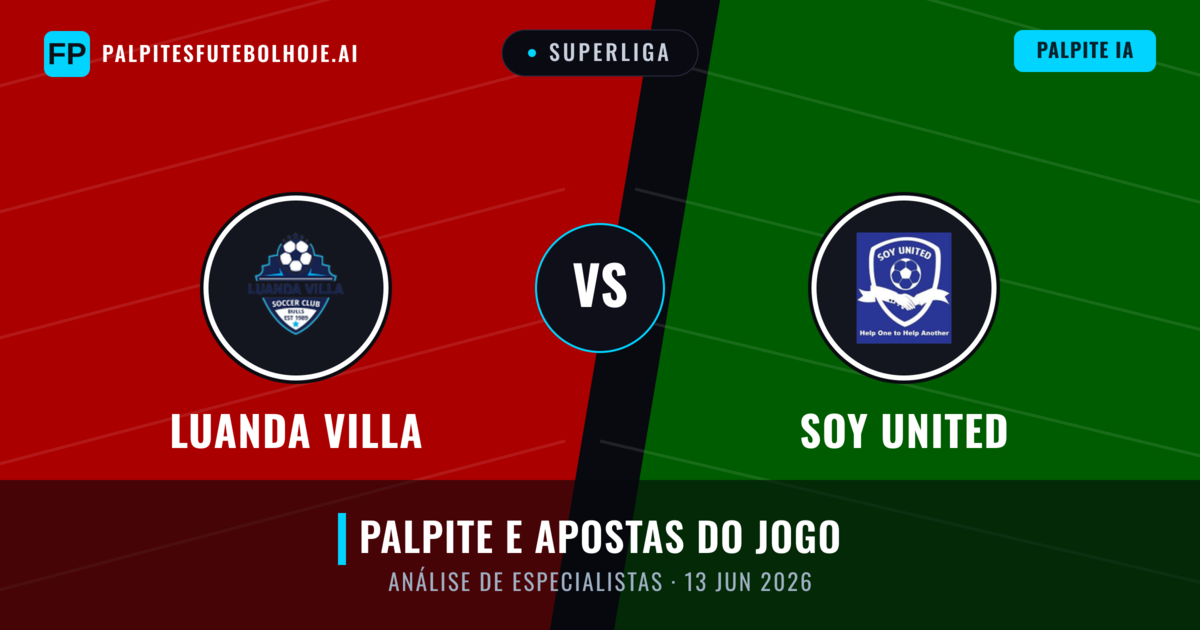 Luanda Villa vs Soy United — prognóstico e prévia do jogo