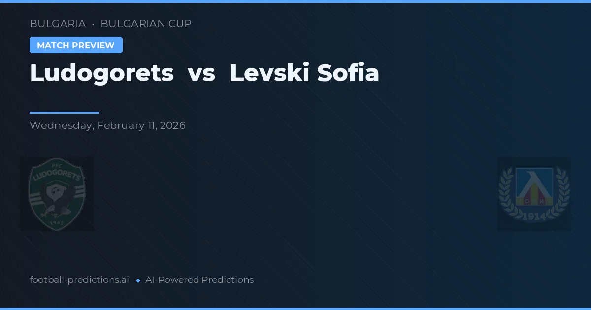 Ludogorets Razgrad vs Levski Sofia — prognóstico e prévia do jogo