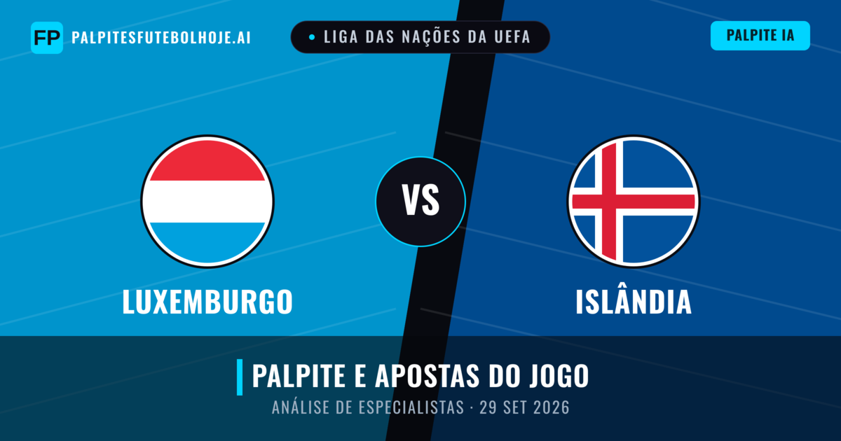Luxemburgo vs Islândia — prognóstico e prévia do jogo